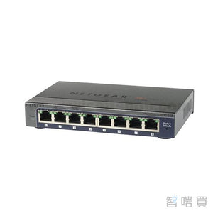 NETGEAR GS108E 8埠桌上型金屬外殼交換器