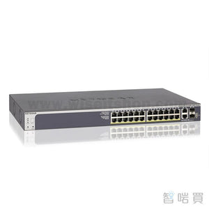 NETGEAR GS728TX 智能網管交換器（24 個GE 端口，4 個10G 端口）